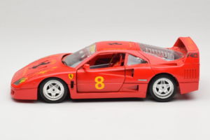 Ferrari F40 #8 Bevro International Rot 1987 Bburago 1:18 3332-P3 Metall – Bild 4 von 8