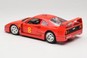 Ferrari F40 #8 Bevro International Rot 1987 Bburago 1:18 3332-P3 Metall – Bild 7 von 8