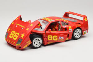 Ferrari F40 LM #86 Ch. Pozzi IMSA 24 Hours of Le Mans 1985 Rot Bburago 1:18 3332-P6 Metall – Bild 2 von 8