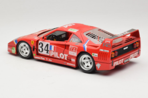 Ferrari F40 LM Pilot #34 Ferte / Thavenin / Palau 24 Hours of Le Mans 1995 Rot Bburago 1:18 3032-P3 Metall – Bild 7 von 8