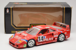 Ferrari F40 LM Pilot #34 Ferte / Thavenin / Palau 24 Hours of Le Mans 1995 Rot Bburago 1:18 3032-P3 Metall – Bild 8 von 8