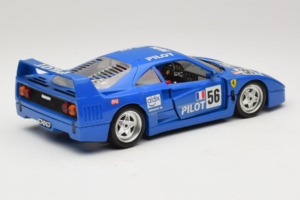 Ferrari F40 Pilot #56 Blau Bburago 1:18 3332-BL1 Metall – Bild 3 von 8