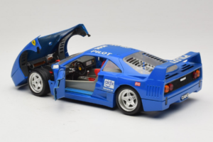 Ferrari F40 Pilot #56 Blau Bburago 1:18 3332-BL1 Metall – Bild 5 von 8