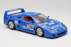 Ferrari F40 Pilot #56 Blau Bburago 1:18 3332-BL1 Metall – Bild 6 von 8