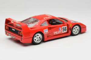 Ferrari F40 #56 Pilot Rot 1987 Bburago 1:18 3332-P2 Metall – Bild 3 von 8