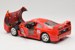 Ferrari F40 #56 Pilot Rot 1987 Bburago 1:18 3332-P2 Metall – Bild 5 von 8