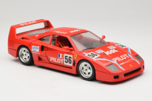 Ferrari F40 #56 Pilot Rot 1987 Bburago 1:18 3332-P2 Metall – Bild 6 von 8
