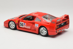 Ferrari F40 #56 Pilot Rot 1987 Bburago 1:18 3332-P2 Metall – Bild 7 von 8