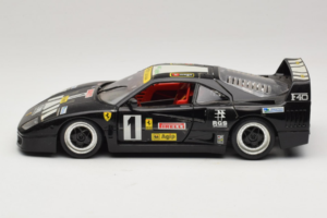 Ferrari F40 Pirelli Agip #1 Schwarz Bburago 1:18 3332-B1 Metall – Bild 4 von 8