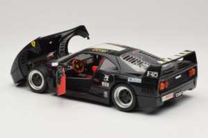 Ferrari F40 Pirelli Agip #1 Schwarz Bburago 1:18 3332-B1 Metall – Bild 5 von 8