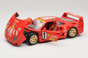 Ferrari F40 Pirelli Agip #1 Ferrari Club Italia Rot Bburago 1:18 3032-P2 Metall – Bild 2 von 8