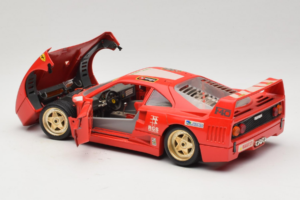 Ferrari F40 Pirelli Agip #1 Ferrari Club Italia Rot Bburago 1:18 3032-P2 Metall – Bild 5 von 8