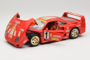 Ferrari F40 Evoluzione #1 Pirelli Agip Rot mit Goldenen Rädern 1992 Bburago 1:18 3042-P2 Metall – Bild 2 von 8