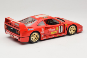 Ferrari F40 Evoluzione #1 Pirelli Agip Rot mit Goldenen Rädern 1992 Bburago 1:18 3042-P2 Metall – Bild 3 von 8