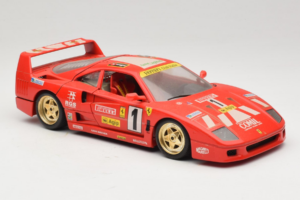 Ferrari F40 Evoluzione #1 Pirelli Agip Rot mit Goldenen Rädern 1992 Bburago 1:18 3042-P2 Metall – Bild 6 von 8
