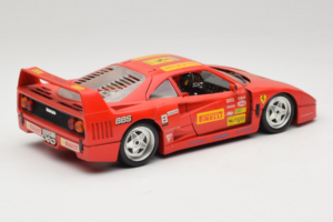 Ferrari F40 Pirelli BBS Rot Bburago 1:18 3032-P4 Metall – Bild 3 von 8