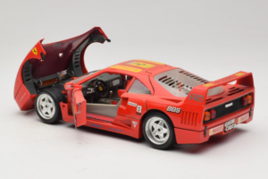 Ferrari F40 Pirelli BBS Rot Bburago 1:18 3032-P4 Metall – Bild 5 von 8