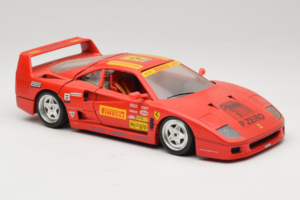 Ferrari F40 Pirelli BBS Rot Bburago 1:18 3032-P4 Metall – Bild 6 von 8