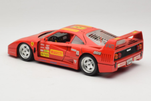 Ferrari F40 Pirelli BBS Rot Bburago 1:18 3032-P4 Metall – Bild 7 von 8