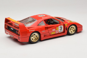 Ferrari F40 #3 Pirelli Rot 1987 Bburago 1:18 3332-P4 Metall – Bild 3 von 8