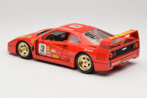 Ferrari F40 #3 Pirelli Rot 1987 Bburago 1:18 3332-P4 Metall – Bild 7 von 8