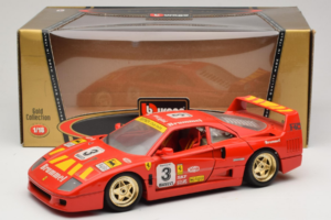 Ferrari F40 #3 Pirelli Rot 1987 Bburago 1:18 3332-P4 Metall – Bild 8 von 8