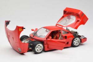 Ferrari F40 Rot Bburago 1:18 3032 Metall – Bild 2 von 8