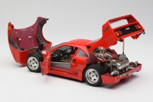 Ferrari F40 Rot Bburago 1:18 3032 Metall – Bild 5 von 8