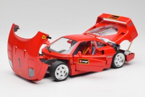 Ferrari F40 Rot Bburago 1:18 3332 Metall – Bild 2 von 8