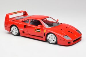 Ferrari F40 Rot Bburago 1:18 3332 Metall – Bild 6 von 8