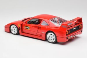 Ferrari F40 Rot Bburago 1:18 3332 Metall – Bild 7 von 8