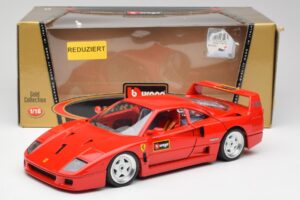 Ferrari F40 Rot Bburago 1:18 3332 Metall – Bild 8 von 8