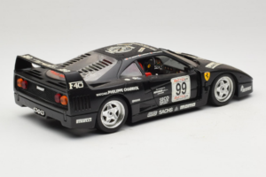 Ferrari F40 Seco #99 Lesseps / Charriol / Balandras Schwarz Bburago 1:18 3032-B3 Metall – Bild 3 von 8