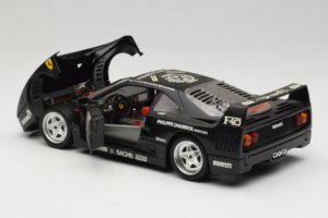 Ferrari F40 Seco #99 Lesseps / Charriol / Balandras Schwarz Bburago 1:18 3032-B3 Metall – Bild 5 von 8