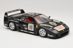 Ferrari F40 Seco #99 Lesseps / Charriol / Balandras Schwarz Bburago 1:18 3032-B3 Metall – Bild 6 von 8