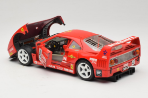 Ferrari F40 #40 T. Ohta / A. Reid Taisan Rot 1987 Bburago 1:18 3022-T1 Metall – Bild 5 von 8