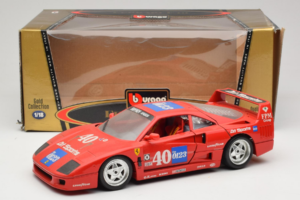 Ferrari F40 #40 the0123 Rot 1987 Bburago 1:18 3332-P5 Metall – Bild 8 von 8