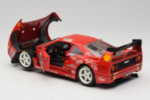 Ferrari F40 LM Unisys #59 Ota / P. Nappi / R. Donovan 24 Hours of Le Mans 1996 Bburago 1:18 3032-U1 Metall – Bild 5 von 8