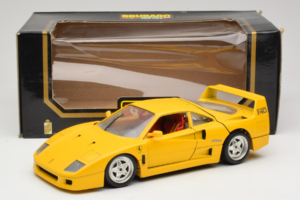 Ferrari F40 Gelb Bburago 1:18 3032-Y1 Metall – Bild 8 von 8