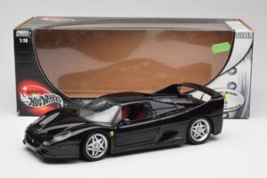Ferrari F50 Schwarz Hot Wheels 1:18 23910 Metall – Bild 8 von 8