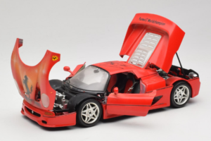 Ferrari F50 Braccio & Gotz M. Schumacher Signatur Edition Bburago 1:18 MS Metall – Bild 2 von 8