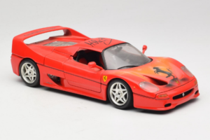 Ferrari F50 Braccio & Gotz M. Schumacher Signatur Edition Bburago 1:18 MS Metall – Bild 6 von 8