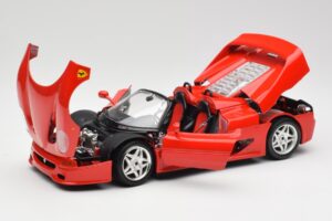 Ferrari F50 Cabriolet Rot Bburago 1:18 3352 Metall – Bild 2 von 8