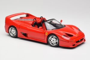 Ferrari F50 Cabriolet Rot Bburago 1:18 3352 Metall – Bild 6 von 8