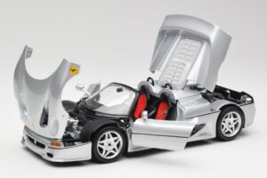 Ferrari F50 Cabriolet Silber Bburago 1:18 3372 Metall – Bild 2 von 8