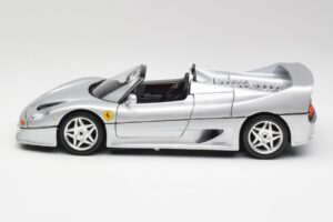 Ferrari F50 Cabriolet Silber Bburago 1:18 3372 Metall – Bild 4 von 8