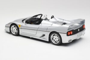 Ferrari F50 Cabriolet Silber Bburago 1:18 3372 Metall – Bild 7 von 8