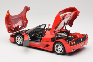 Ferrari F50 Cabriolet 50 Jahre Ferrari 24 Jahre Bburago FMC Rot Bburago 1:18 3352-P1 Metall – Bild 5 von 8