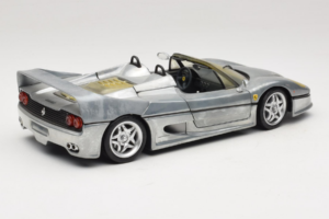 Ferrari F50 Cabriolet Chrome Silver Limitierte Auflage Hot Wheels 1:18 25741 Metall – Bild 3 von 8