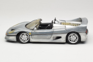Ferrari F50 Cabriolet Chrome Silver Limitierte Auflage Hot Wheels 1:18 25741 Metall – Bild 4 von 8